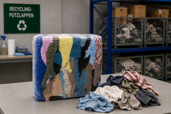 Recycling Putzlappen aus wiederverwerteten Textilien