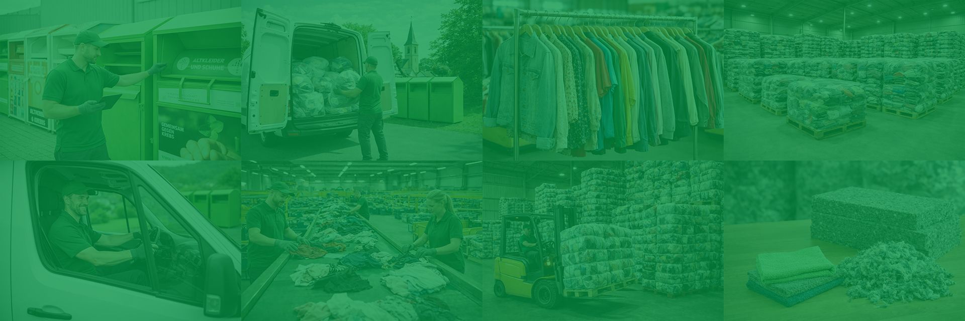 Comfort Trading Textilrecycling Sammlung Sortierung und Recycling Übersicht